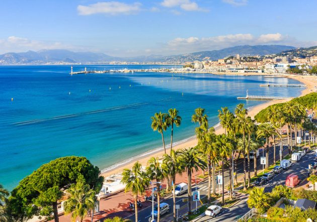 cannes beau temps en hiver