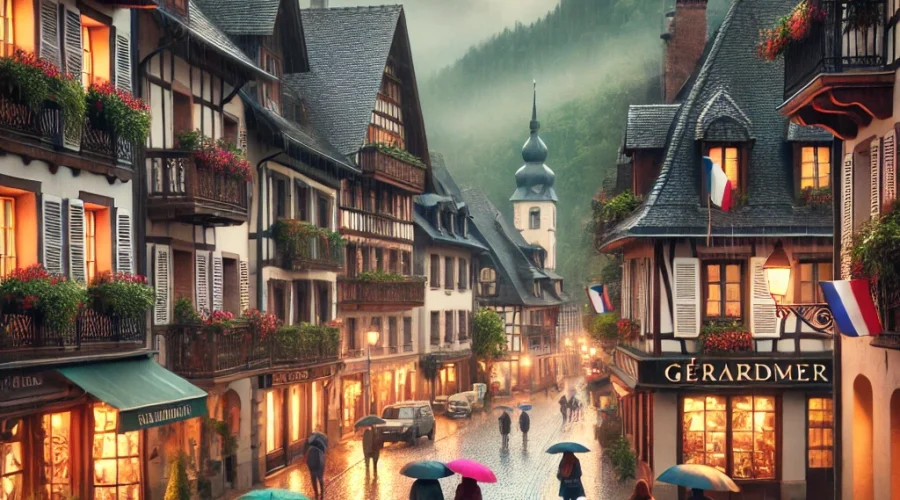 Gerardmer quand il pleut