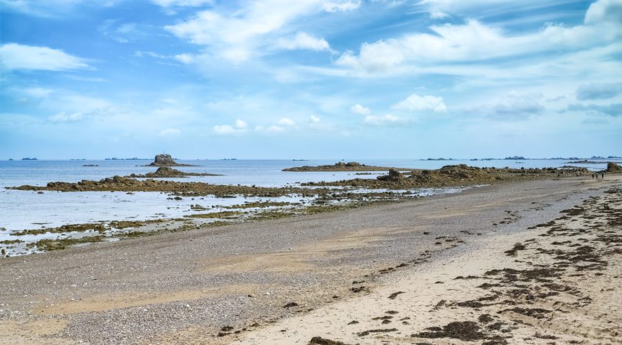 Beach in north Brittany, Finistere